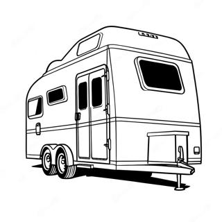 Horse Trailer Coloring Page 64372-51758