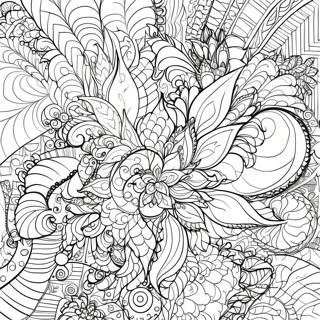 Intricate Fractal Designs Coloring Page 64383-51776