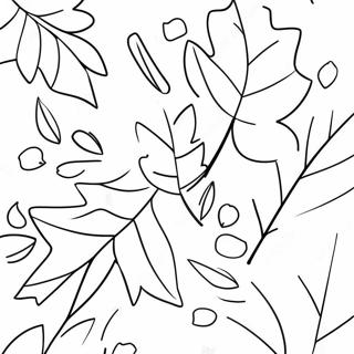 Adorable Autumn Leaves Coloring Page 64393-51779