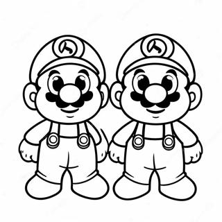 Baby Mario And Luigi Coloring Page 64402-51786