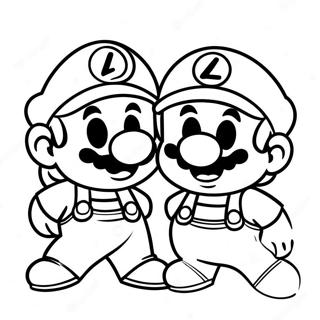 Baby Mario And Luigi Coloring Page 64402-51788