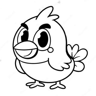 Angry Birds Stella Coloring Page 64432-51824