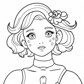 Mina Ashido Coloring Pages