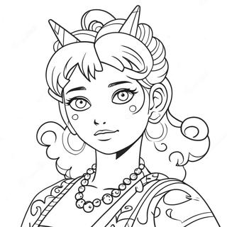 Mina Ashido Coloring Page 64462-51830