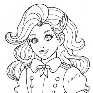 Mina Ashido In Action Coloring Page 64463-51836