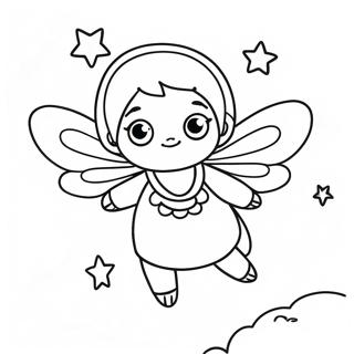 Navi Avatar Floating In The Sky Coloring Page 64493-51858