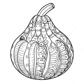 Gourd Coloring Pages