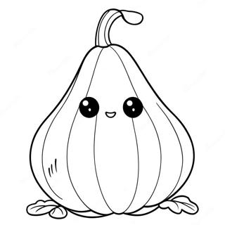 Cute Cartoon Gourd Coloring Page 64523-51879