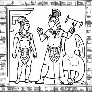 Ancient Civilizations Coloring Page 64532-51891