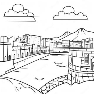 Mesopotamian Cityscape Coloring Page 64533-51888