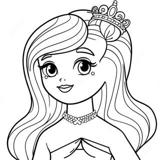 Barbie Princess Coloring Pages