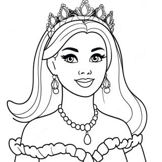 Barbie Princess Coloring Page 64542-51894