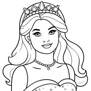 Barbie Princess Coloring Page 64542-51896