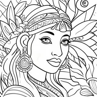 Polynesian Coloring Page 64572-51919