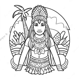 Polynesian Coloring Page 64572-51920