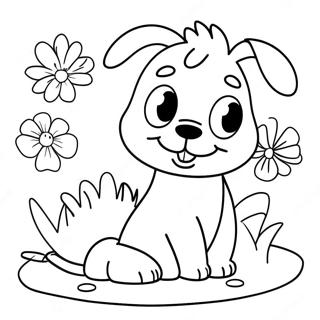 Cute Riley Playing With Friends Coloring Page 64593-51939