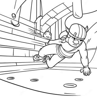 American Ninja Warrior Coloring Pages