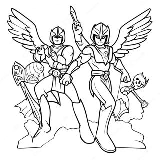 Spirit Rangers Coloring Pages