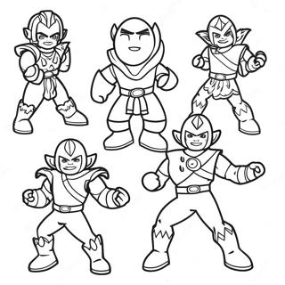 Spirit Rangers Coloring Page 64622-51954