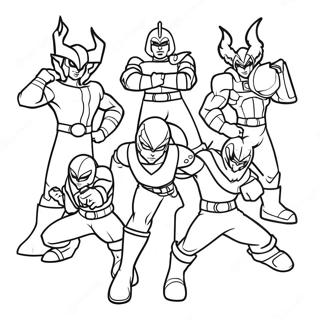 Spirit Rangers Coloring Page 64622-51956