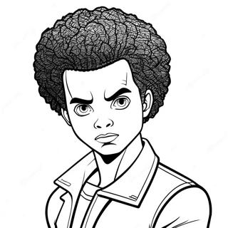 Huey Freeman Boondocks Coloring Page 6462-5328