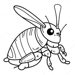 Cockroach Coloring Pages