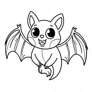 Spooky Bat Coloring Page 64643-51979