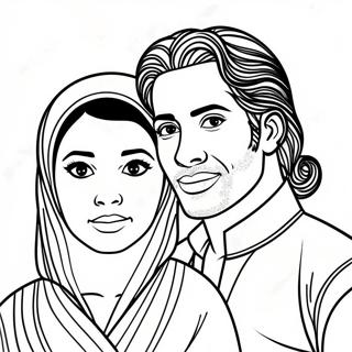 Omar And Hana Coloring Page 64652-51994