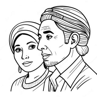 Omar And Hana Coloring Page 64652-51995