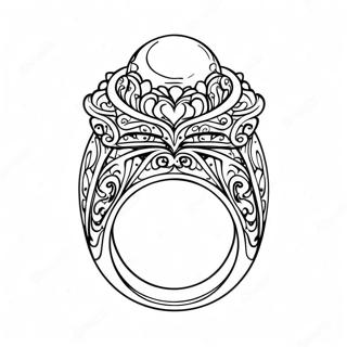 Simple Ring Coloring Page 64682-52007