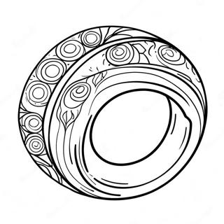 Simple Ring Coloring Page 64682-52008