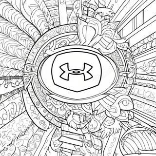 Under Armour Logo Coloring Page 64692-52018