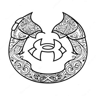 Under Armour Logo Coloring Page 64692-52019