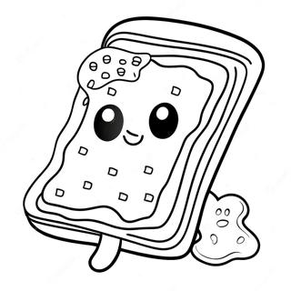 Pop Tart Coloring Pages