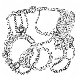 Stylish Accessories Coloring Page 6472-5335