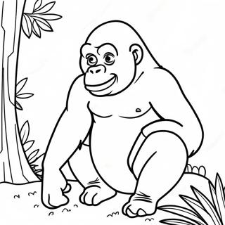 Goodnight Gorilla Coloring Pages