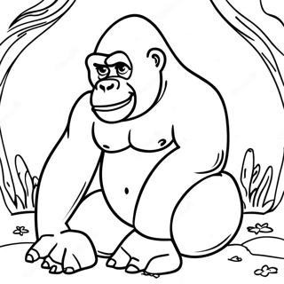 Goodnight Gorilla Coloring Page 64732-52048