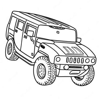 Hummer Coloring Pages