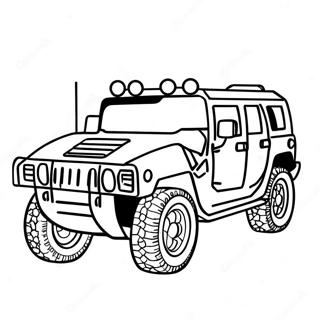 Hummer Coloring Page 64752-52059