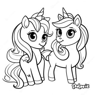 Sisters Series 3 Unicorn Lol Coloring Page 64772-52078