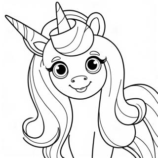 Sisters Series 3 Unicorn Lol Coloring Page 64772-52079