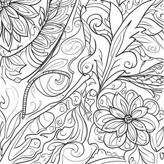 Velvet And Veneer Textures Coloring Page 6481-5339