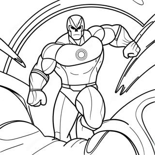 Max Steel Action Pose Coloring Page 64832-52127