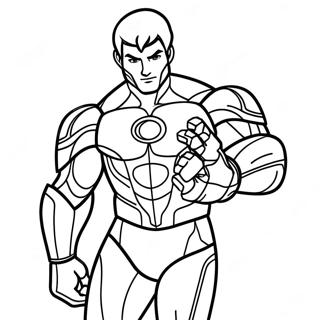 Max Steel With Tech Suit Coloring Page 64833-52132