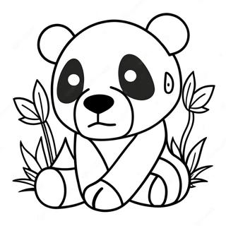 Minecraft Panda Coloring Page 64842-52135