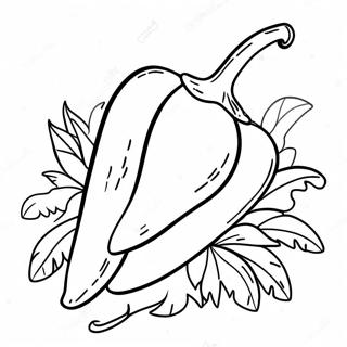 Chili Pepper Coloring Page 64862-52150