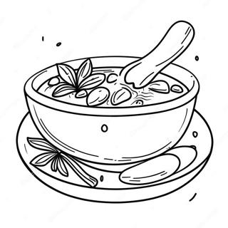 Spicy Chili Bowl Coloring Page 64863-52156