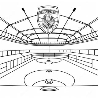 Hockey Rink Coloring Pages