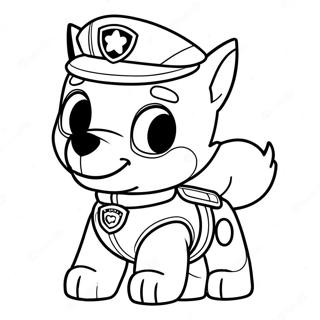 Tracker Paw Patrol Coloring Pages