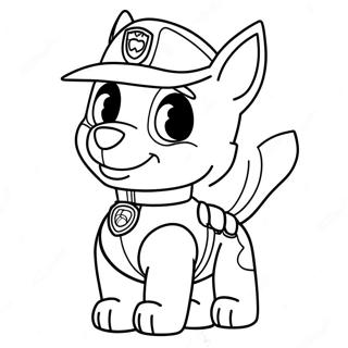 Adventurous Tracker Paw Patrol Coloring Page 64893-52177